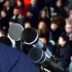 Speaker at Seminar Giving Speech